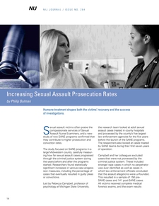 NIJ Sexual Assault Prosecution Rates